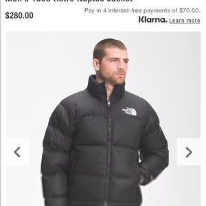 Mens 1996 Retro Nuptse Jacket North Face